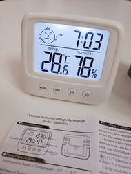 電子Bb 濕度計 溫度計 時鐘 嬰兒濕度計 #baby BB 嬰兒 濕度 bb車 bb床 圍欄 奶瓶 奶泵 stokke combi aprica