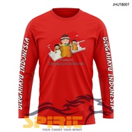 KATUN 80th Indonesian Independence Day Uniform Sack Racing Competition T-Shirt 17 August 2025 Long S