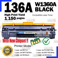 Compatible to HP 136A W1360A HP136A W1360X W1360XL LaserJet M211d M211dw MFP M236d M236dw M236sdn M2