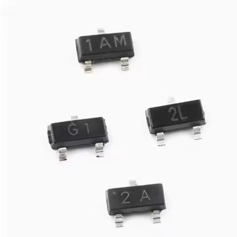 100PCS MMBT3904 5551 3906 2N5401 Transistor 1AM 2A G1 2L SMD SOT23 MMBT2907A 2F MMBT2222A 1P