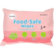 PurSoft FoodSafe Wipes (2 x 20s)