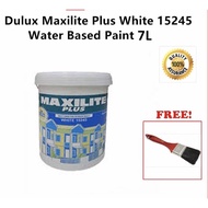 Dulux Maxilite Plus White 15245 White Suitable Interior Wall & Ceiling Water Based Paint (7L) Free P