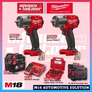 Milwaukee Automotive Solution M18 FMTIW2F12 FUEL™ 1/2" Mid Torque Impact Wrench / M18 FIW212 1/2" Compact Impact Wrench