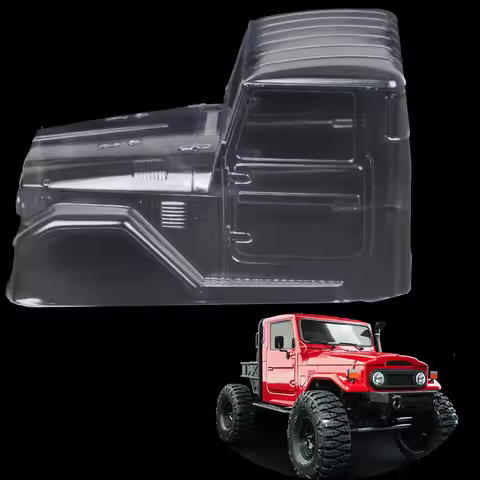 1/10 Fj40/Fj45 Power Wagon Cab Pc Clear Body For Rc Crawler Axial Scx10 Trx4 Yikong 4102 Rgt 86100 R
