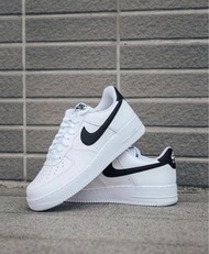 全新正版   Nike air force 全白黑勾    荔枝皮