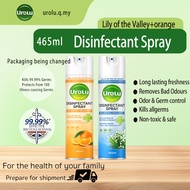 Urolu Antibacterial Disinfectant Spray Orange 465ml  kill Flu and Covid-19 virus,Strong Germ Defense