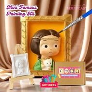 3D Mini Painting Kit Plaster Painting Set for Birthday Deco Fridge Magnet Kid Present