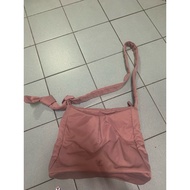 sling bag A4 pink color