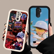HK-10 Boboiboy Shockproof Casing for Black and White Silicone OPPO Reno 8T F11 2F A9 2Z A5 2020 Pro 