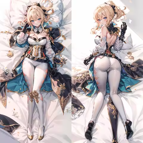 New Pattern Genshin Impact Pillowcase Jean Dakimakura Customize Anime Game Hugging Body Pillow Case