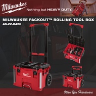 Milwaukee 48-22-8426 Handy Tool Box And Toolbox With Easy Pull Handle, Push Wheel