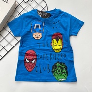 Tshirt Premium 100% Cotton 2Y-10Y Avengers Marvel Studios