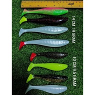 🔥LIMITED EDITION🔥 Paddle Pop 10cm / 14cm Soft Bait Plastic / Paddle Pop Toman / Mama Haruan / Siakap