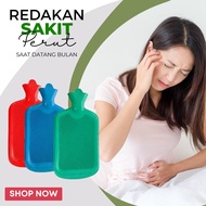 Kantong Kompres Air Panas Ukuran Besar Kompres Perut Saat Haid Kompresan Karet Air Panas Dingin