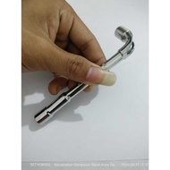 MATA IWA Socket Wrench 8mm Chrome Socket Wrench 8mm Model L Socket Bit 8mm 6pt Short