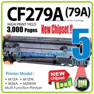 5x Compatible to H* 79A CF279A 279 CF279X For H* LaserJet Pro M12a M12w MFP M26a MFP M26nw H*79A INK