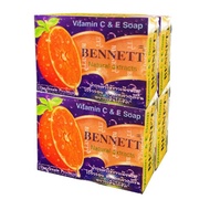 Bennett Vitamin C & E Soap Orange 130 Grams (Pack Of 4)