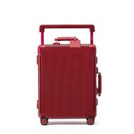 กระเป๋าเดินทาง Airway Pure PC Aluminum Frame ขนาด 20 นิ้ว 24 นิ้ว กระเป๋าเดินทางแบบสัมผัสได้ พร้อมรั