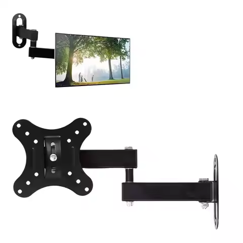 TV Monitor TV Mounts LCD LED Monitor Wall Mount Bracket Adjustable TV Screen Holder TV Frame Support