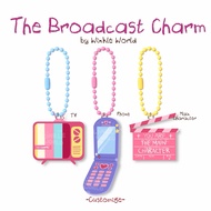 GANTUNGAN The Broadcast CharmKeychain Communication Science Media Keychain/ for TV Keychain Gift Mul