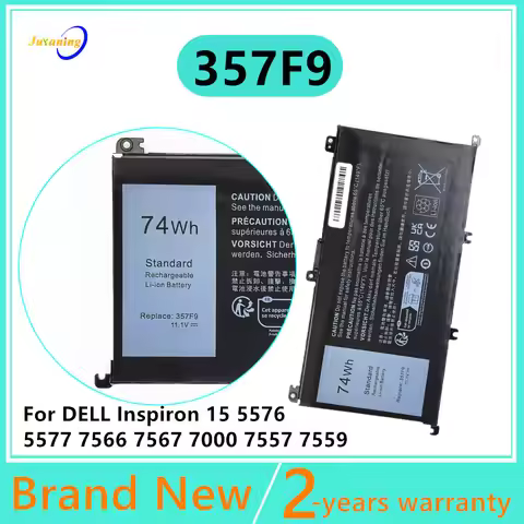 00GFJ6 Laptop battery For DELL Inspiron 15 7000 5576 7559 5577 7557 7566 7567 P57F P65F 357F9 11.1V 