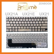 ASUS UX21 UX21E UX21A KEYBOARD LAPTOP REPLACEMENT SILVER