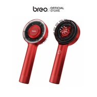 Breo Scalp 3 Low-Frequency Infrared Hair Massager with Serum Slot Dual Plug Type Single Pack - Red/P