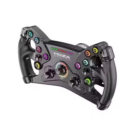 MOZA Racing KS Steering Wheel 300mm Butterfly Style GT Wheel With Programmable Short Travel RGB Butt