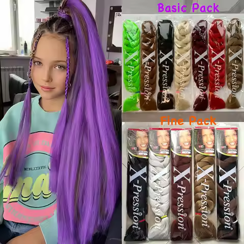 Jumbo BraIding Hair Extensions 82inches Synthetic Crochet Braid Hair Extension for Box Twist Braids 