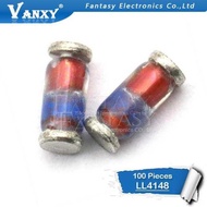 100pcs LL4148 LL-34 1N4148 IN4148 High-speed switching diodes