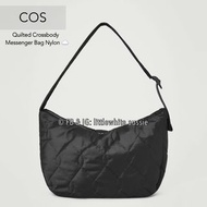 澳洲直送✈️ COS Quilted Crossbody Messenger Bag Nylon 斜咩袋 雲朵包 黑色/Black (菱格 格子 格仔 夾棉袋子 爆谷袋 泡芙袋 泡泡袋 斜孭袋  側咩