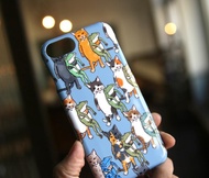 iPhone 手機殼 Nakayoshi藍灰色