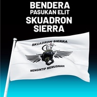 Bendera Squadron Sierra Komando I Bendera Pasukan Elit I Bendera Pasukan Khas I Bendera Tentera Mala
