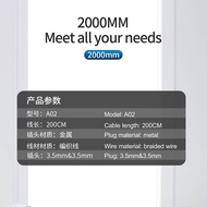 SENDEM A01 A02-3.5mm plug to 3.5mm plug AUX cable 1 meter/ 2 meter male to male