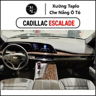 CADILLAC ESCALADE dashboard carpet made of sheepskin velvet, high quality leather dashboard carpet