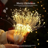 2025 Christmas LED String Lights, Luminous Fireworks Lights, Plug-in Electric Lights, Atmosphere Dec