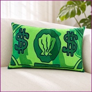SY2 SpongeBob SquarePants Bikini Bottom Gold Coin Pattern Plushie Novelty green dollar bill Pillow Y
