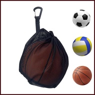Volleyball Mesh Bag with Clip Drawstring Mesh Bag Ball Bag Basketball Football Volleyball Bag Mesh H