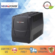NEUROPOWER AVR 800VA (AVS800-3UK) AUTOMATIC VOLTAGE STABILIZER WITH 5V USB CHARGER & 3 BRITISH UK OU