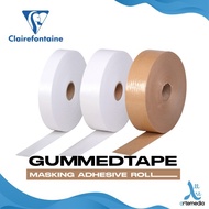 Lakban Air Clairefontaine Gummed Kraft Tape Masking Adhesive Roll BARU
