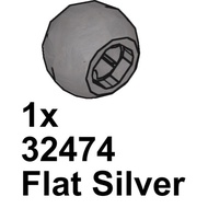 Combo of 5 Moc Accessories Code 32474 (Dark Gray)