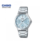 Casio General LTP-V300D-2A Silver Stainless Steel Band Women Watch