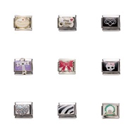 FMTTM Italian Charm Links Beads Stainless Steel Bracelet Jewelry(FC101-FC109)