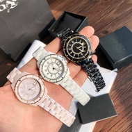 New Graffiti Kojia Women's Watch Classic Calendar Ceramic Quartz Fashion Ladies Watch J12 Steel Band