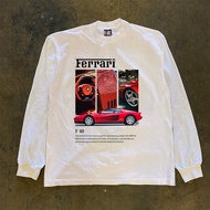 Retro Street Top, F40 Printed Long Sleeve T-Shirt