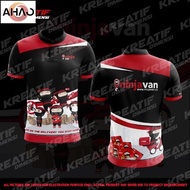 【Ready Stock】[READY STOCK] Baju ninjavan jersey ninja van t shirt long sleeve ninja van t shirt long