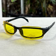 Vintage Fashion Glasses 90s Work New Old 20 Years No Production Free Size Thai People Imported Produ