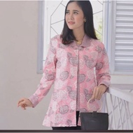 Cardi PASTEL FLORAL Blouse Contemporary BATIK Blouse