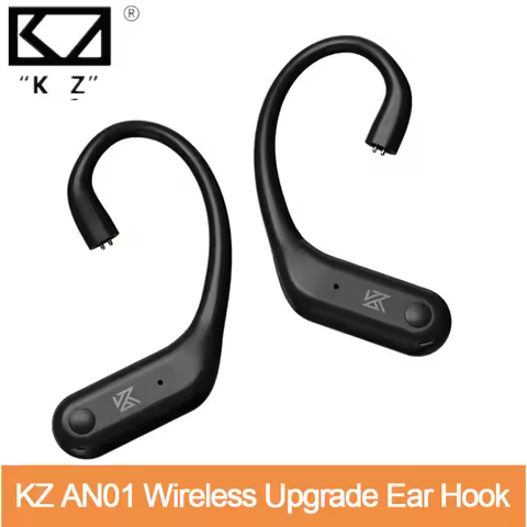 KZ AN01 Wireless Upgrade Ear Hook Cable ANC Noise Cancellation C-Pin LDAC HD Audio Decoding Compatib