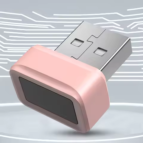 USB Fingerprint Key Reader Biometric Mini Key Dongle Windows Hello FIDO U2F Speedy Matching Key for 